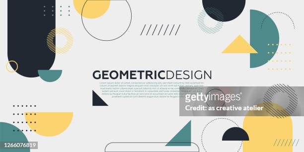 ilustraciones, imágenes clip art, dibujos animados e iconos de stock de fondo geométrico de arte abstracto de moda con estilo plano y minimalista. cartel vectorial. - pattern