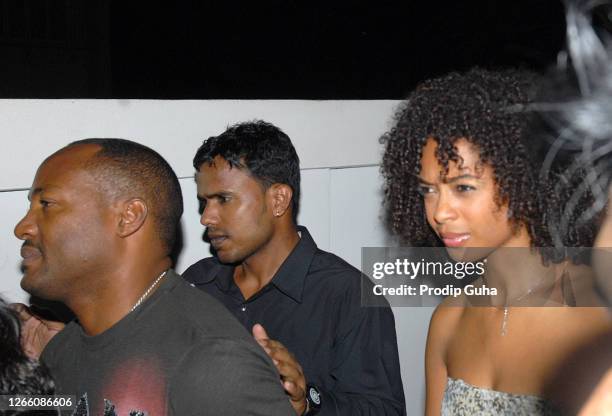 Leisel Rovedas Brian Lara and Leasel Rovedas attend the 'Royalty' restaurant opening ...