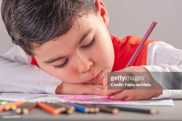 child's drawing - desenhar stock-fotos und bilder