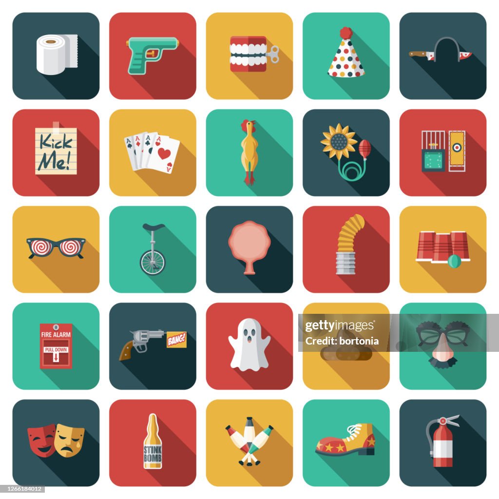 April Fools Day Icon Set