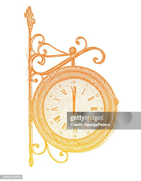 antike uhr - antique clocks stock-grafiken, -clipart, -cartoons und -symbole