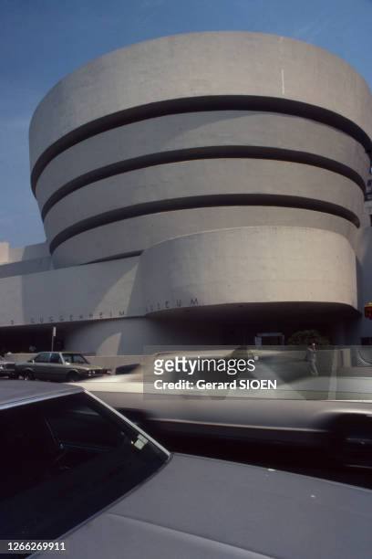 Musée Solomon R. Guggenheim à New York, en juillet 1988, Etats-Unis.