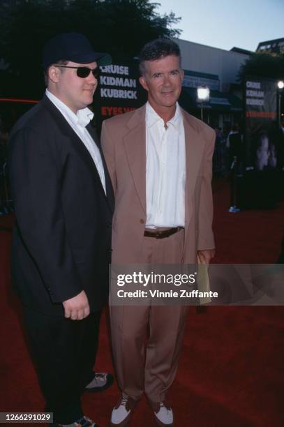 Canadian actor Alan Thicke and his son Brennan at the premiere of the film' Eyes Wide Shut' at the Mann Village Theater in Westwood, California, 13th...