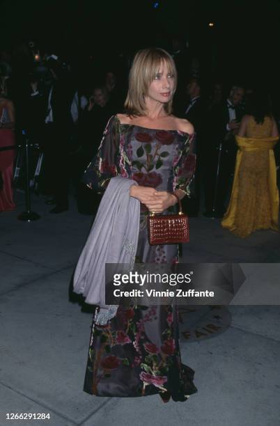 American actress Rosanna Arquette at the Vanity Fair Oscars party at Morton's in Beverly Hills, California, 26th March 2000.