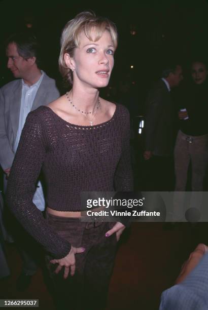 American actress Lauren Holly at the premiere of the film 'To Gillian On Her 37th Birthday' in Santa Monica, California, 16th October 1996.