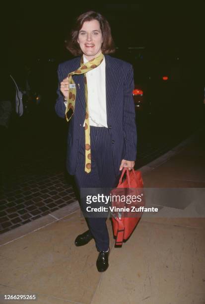 American comedian Paula Poundstone at the Environmental Media Awards in Beverly Hills, California, 14th October 1996.