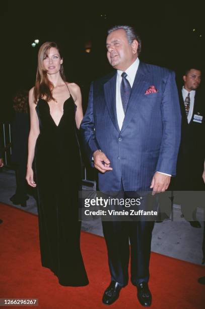 American model and actress Carol Alt with actor Paul Sorvino at the premiere of the film 'To Gillian On Her 37th Birthday' in Santa Monica,...