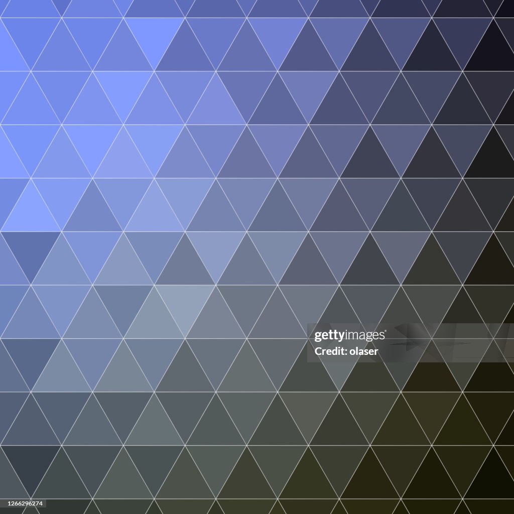 Evenly Sized Triangles With Global Gradient Local Solid Color High-Res ...