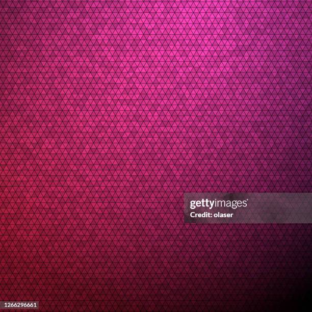 triangle bases background pattern. global gradient. each triangle with stroke and individual color. - hot pink stock illustrations