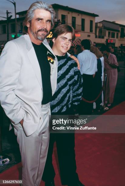 American actor James Brolin attends the premiere of the film 'Batman' at the Mann Village Theatre in Westwood, Los Angeles, California, 19th June...