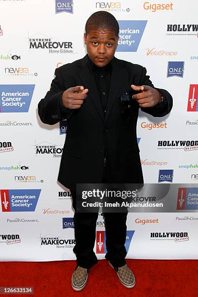 Actor Kyle Massey attends the premiere of ABC's "Extreme Makeover: Home Edition" Season 9 at Vibiana on September 25, 2011 in Los Angeles, California.