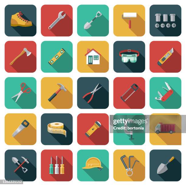 illustrations, cliparts, dessins animés et icônes de ensemble d’icônes de rénovations domiciliaires - plumber