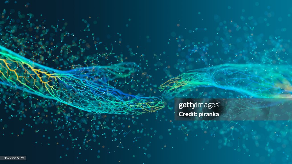 Particle hands