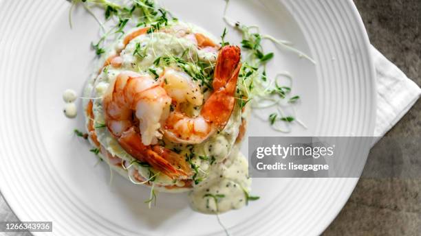 diverse keto gerechten - zalm gerecht stockfoto's en -beelden