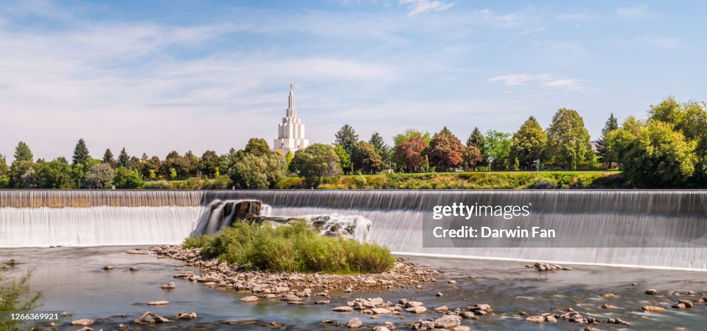 Idaho Falls Idaho Temple Panorama