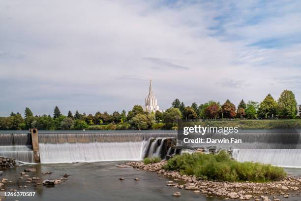 Idaho Falls Idaho Temple High-Res Stock Photo