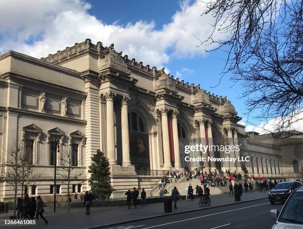 The exterior of the Metropolitan Museum of Art in Manhattan on March 12, 2020.