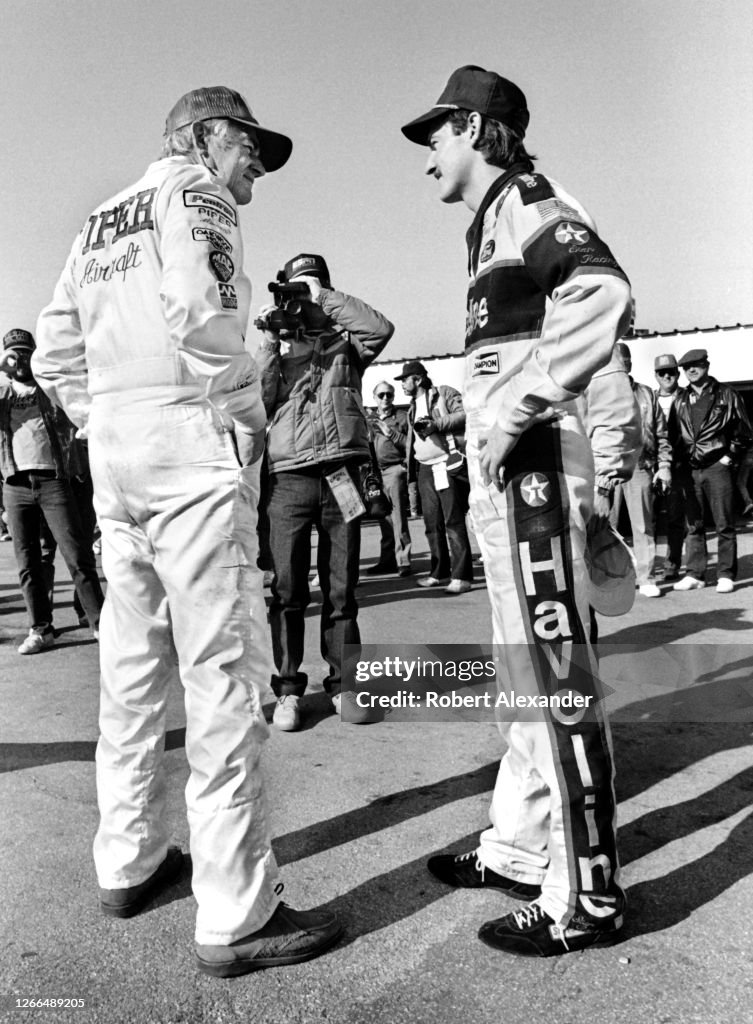 NASCAR drivers Bobby Allison and Davey Allison