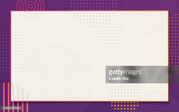 abstract frame border background - vintage movie poster stock illustrations