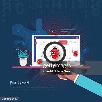 Bug 報告 Web 橫幅。 Bug 報告 Web 橫幅。