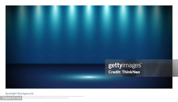 ilustrações, clipart, desenhos animados e ícones de luzes de palco azuis fundo abstrato - luz de palco