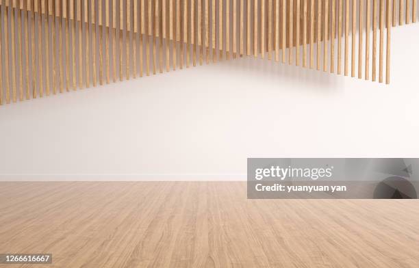 3d rendering exhibition background - empty room stock-fotos und bilder