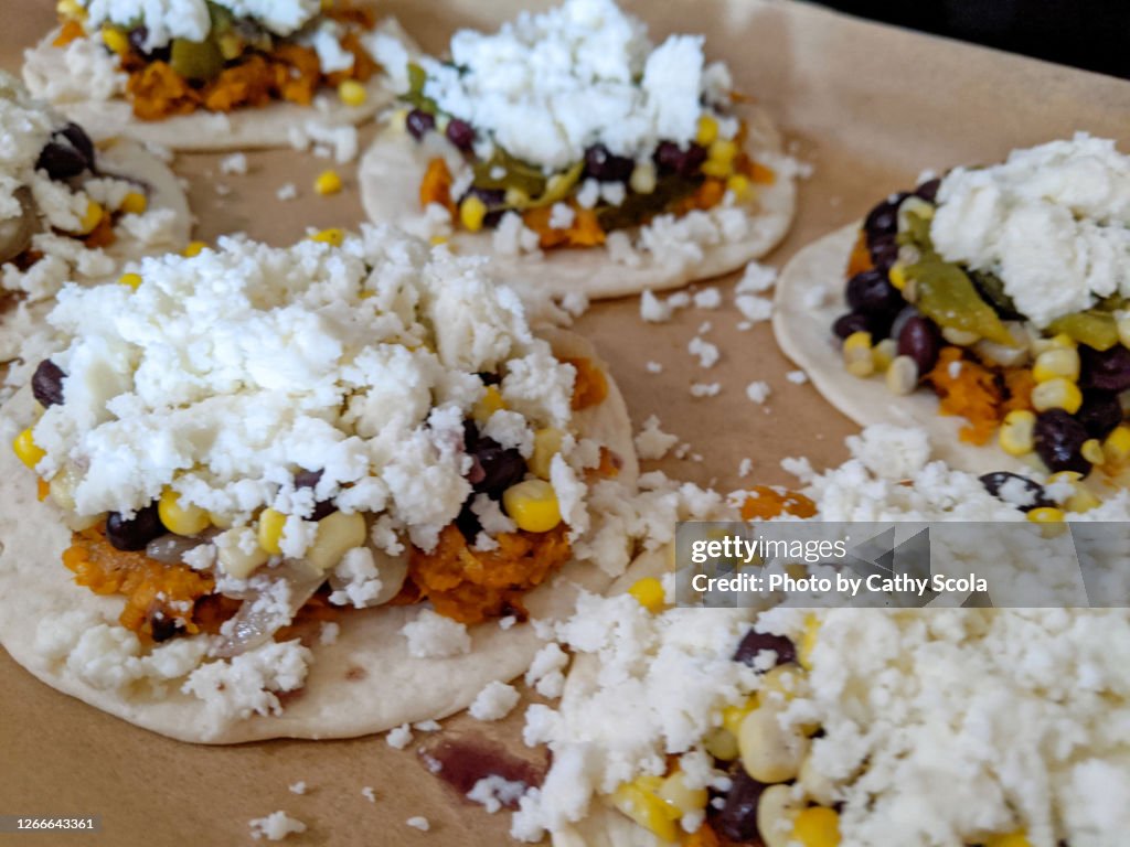 Vegetarian tostada