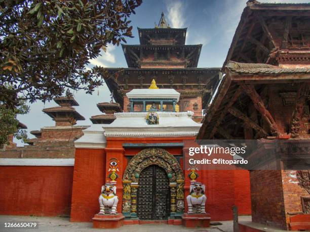 taleju temple - durbar square stock pictures, royalty-free photos & images