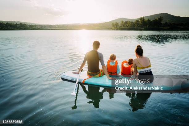 our summer story - paddleboard stock pictures, royalty-free photos & images