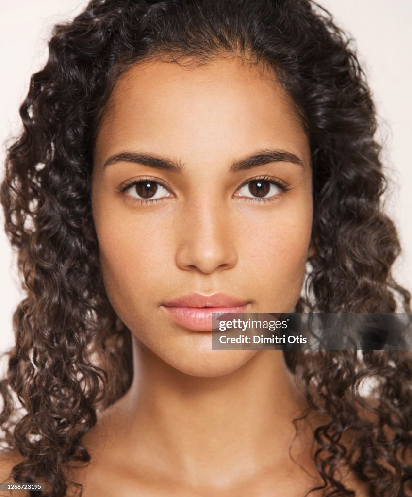 Brazil Model Face Beauty Portrait Of Brazilian Model Closeup High-Res Stock Photo - Getty ...
