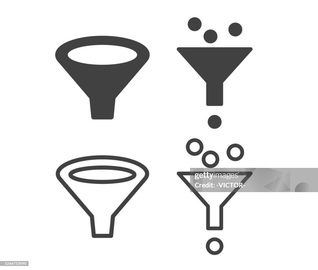 Trichter - Illustration Icons