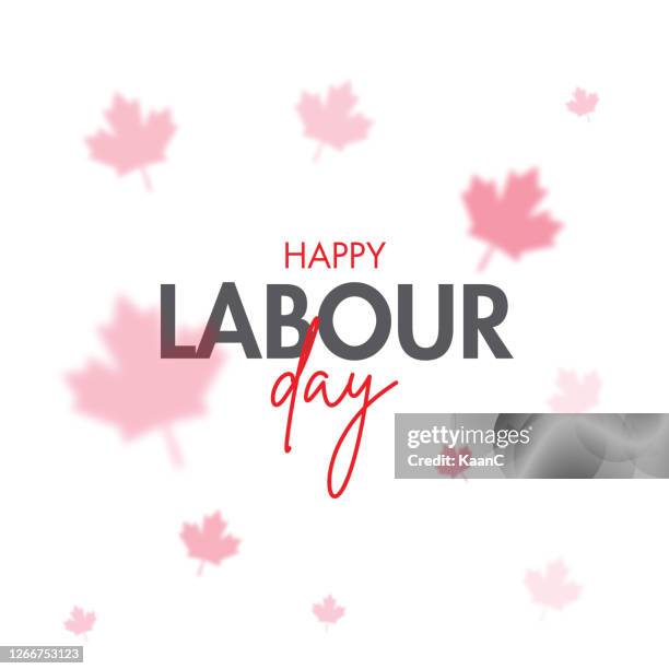 labour day poster. happy labour day. canada happy labour day vector illustration stock illustration - employment and labour stock illustrations