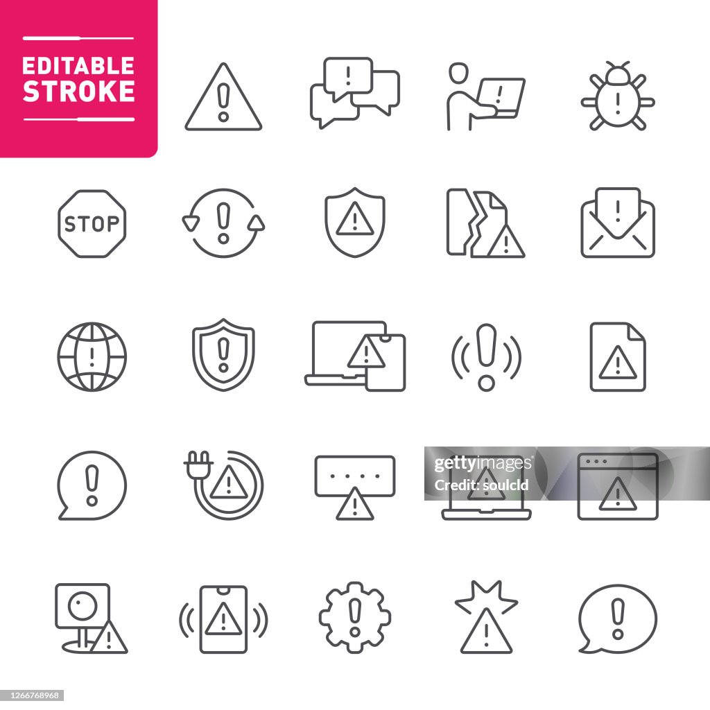 Iconos de advertencia