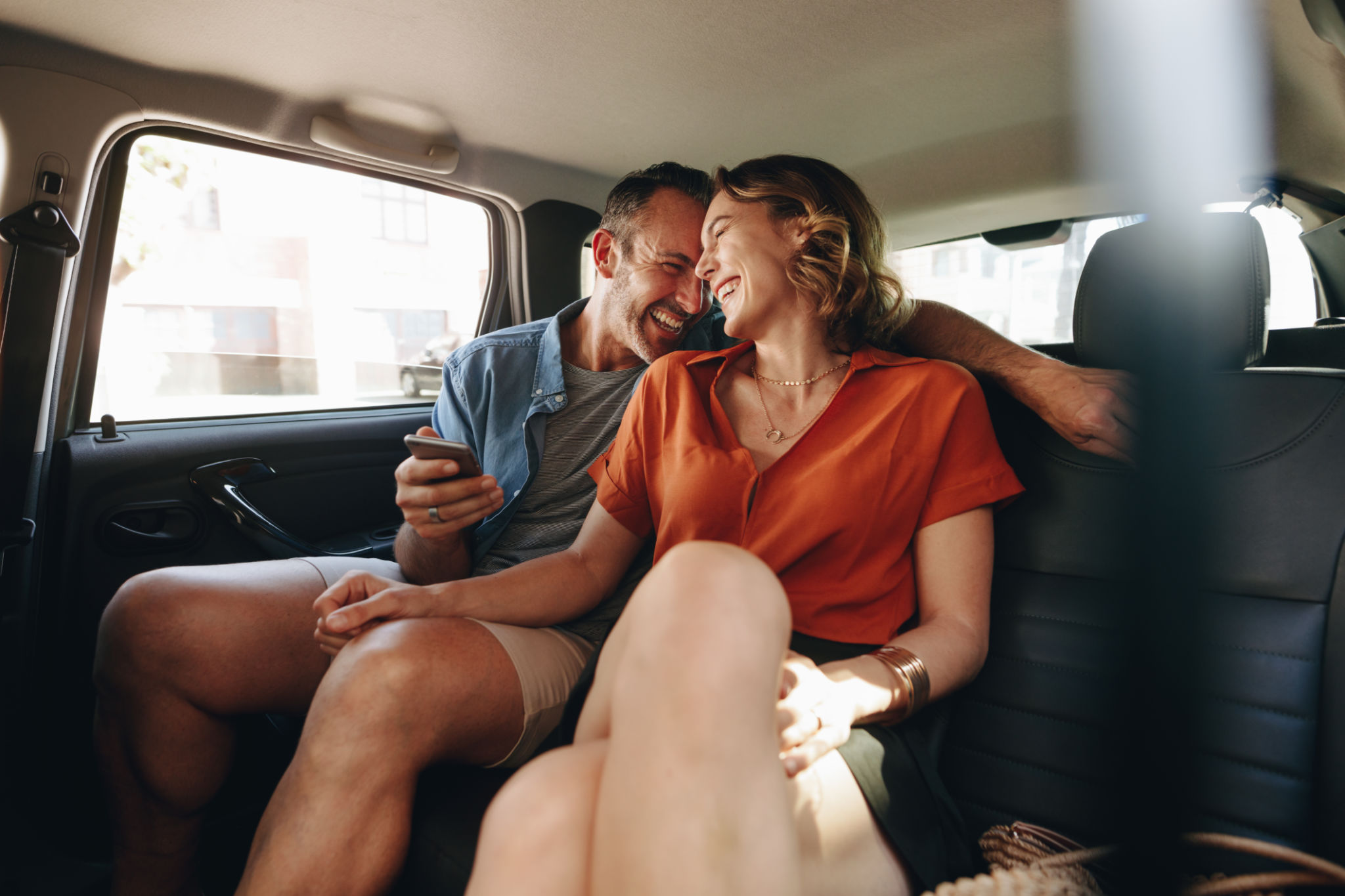comfortable taxi ride
