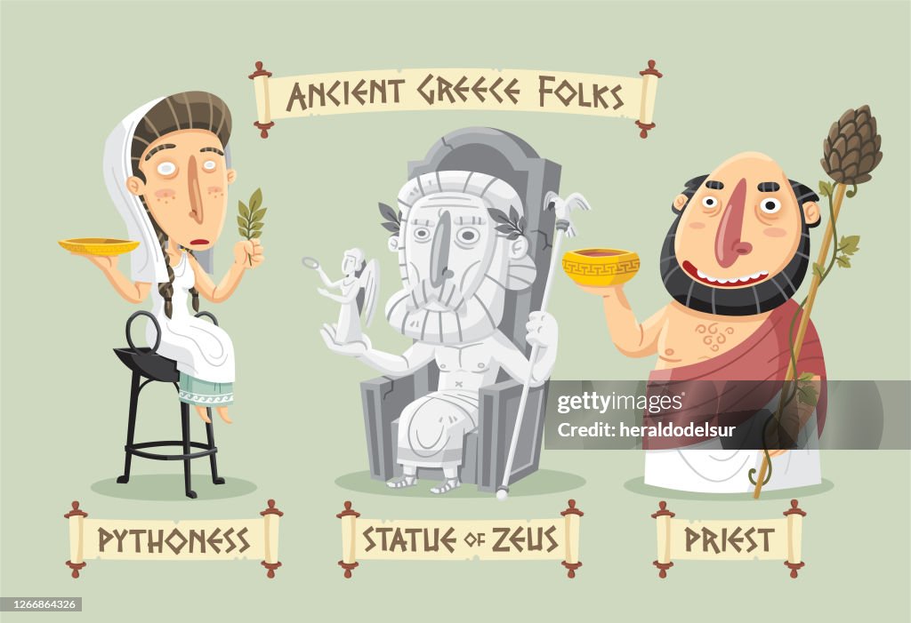 Ancient Greece Characters Set High-Res Vector Graphic - Getty Images