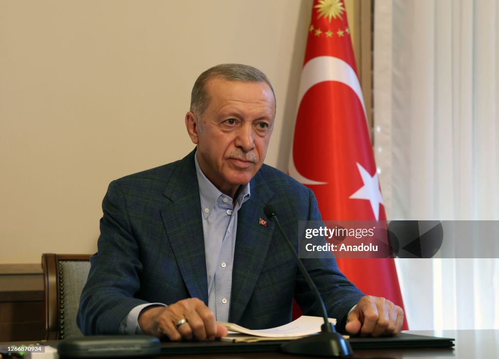Tayyip Turkish President Recep Tayyip Erdogan participates at the Eid... News ...