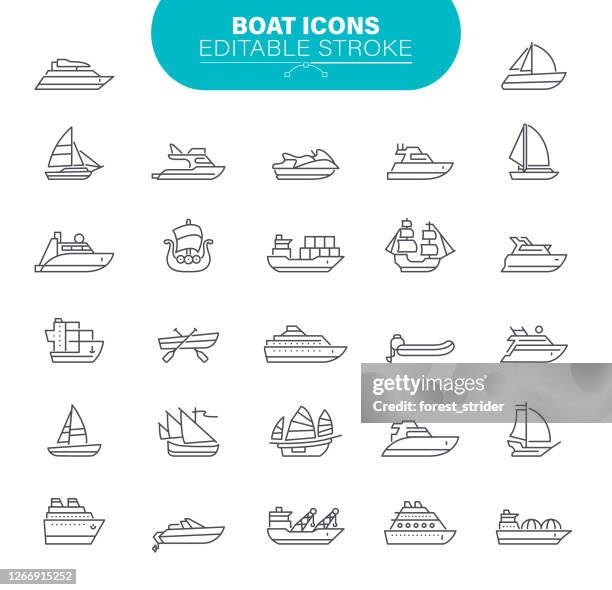 illustrations, cliparts, dessins animés et icônes de icônes de bateau. ensemble contient le symbole comme transport; voilier, navire, navire nautique - yacht icons