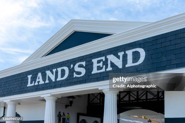 ランズ・エンド・エントランス・サイン - land's end ストックフォトと画像