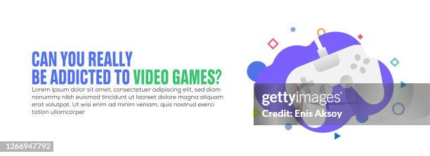 design element related to video game, fun, entertainment - gamification template stock illustrations