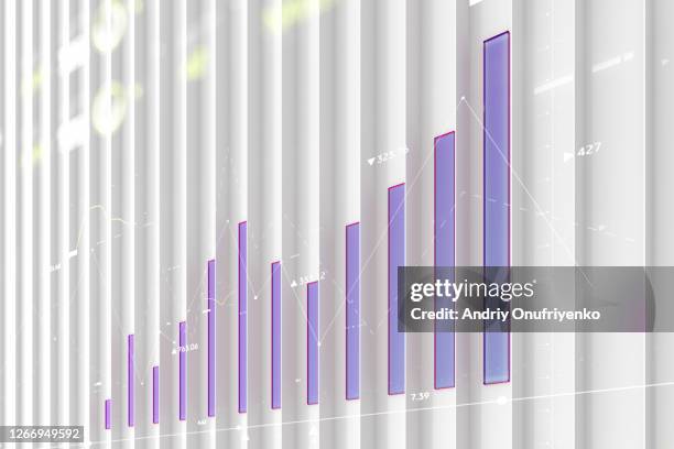 vertical bar graph - opportunity stock photos et images de collection