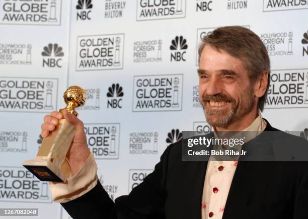 Jeremy Irons backstage at the 64th Annual Golden Globe Awards, January 15, 2007 in Beverly Hills, California.