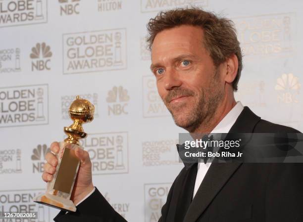 Winner Hugh Laurie backstage at the 64th Annual Golden Globe Awards, January 15, 2007 in Beverly Hills, California.