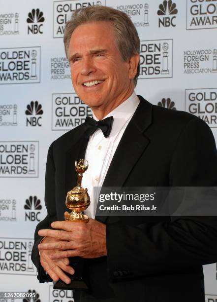 Winner Warren Beatty backstage at the 64th Annual Golden Globe Awards, January 15, 2007 in Beverly Hills, California.