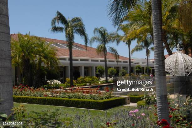Exterior view of the Richard M. Nixon Presidential Library, May 7, 2007 in Yorba Linda, California.
