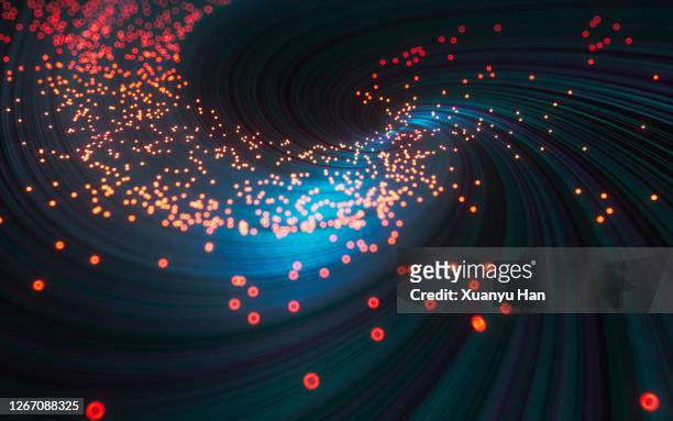 abstract big data line background - abstract light swirl stock pictures, royalty-free photos & images