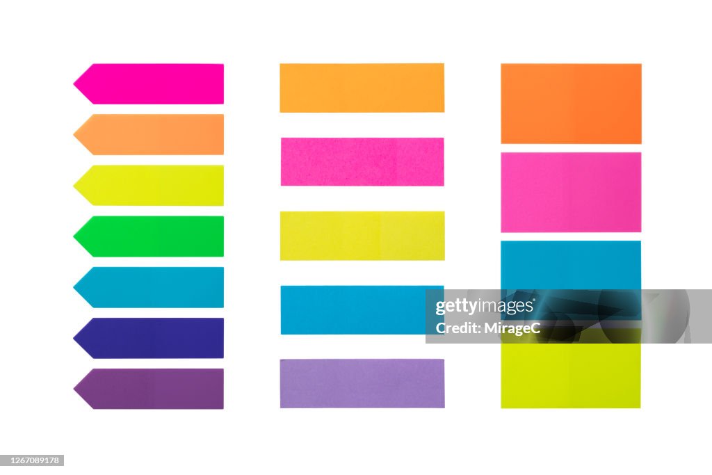 Adhesive Bookmarks and Labels Collection