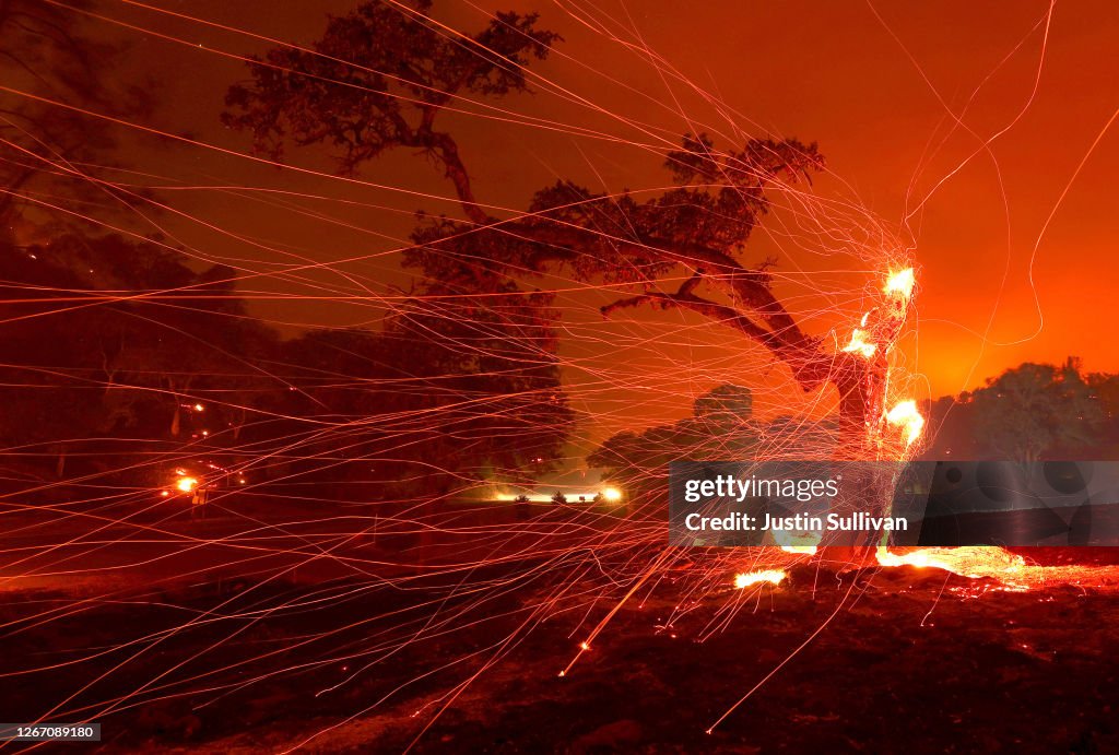 Hennessey Fire Burns In Napa County