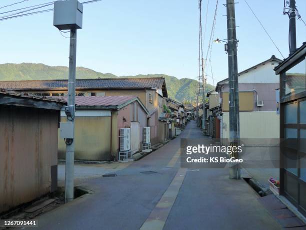 japanese old town: johana - toyama prefecture stock pictures, royalty-free photos & images