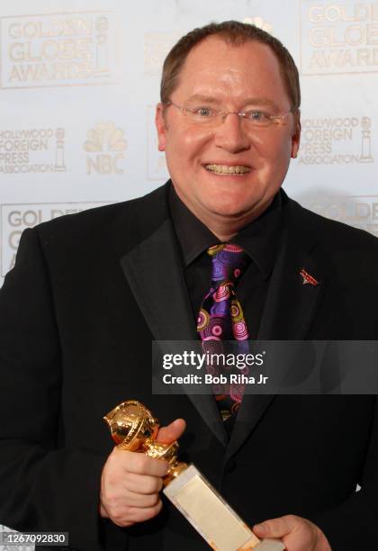 Winner John Lasseter backstage at the 64th Annual Golden Globe Awards, January 15, 2007 in Beverly Hills, California.