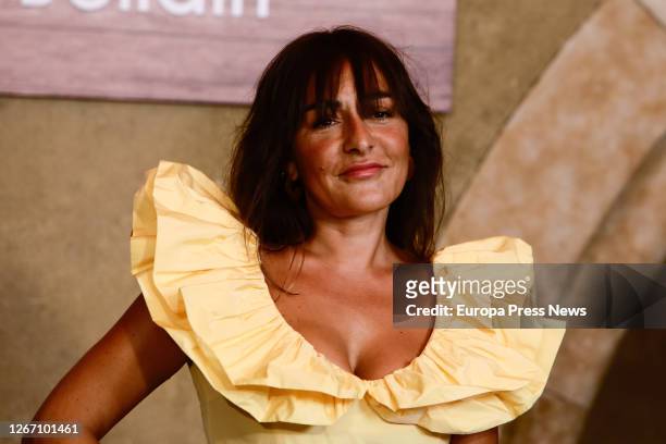 The actress Candela Peña poses in the photocall of the presentation of the film, 'La boda de Rosa', directed by the actress Icíar Bollaín, on August...